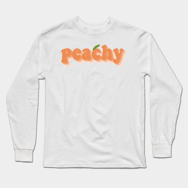 Peachy Long Sleeve T-Shirt by Vintage Dream